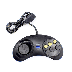SEGAs sürücü 6 düğmeler Gamepad için 16 Retro Retro 9 Pin klasik oyun denetleyicisi - Product Image 1