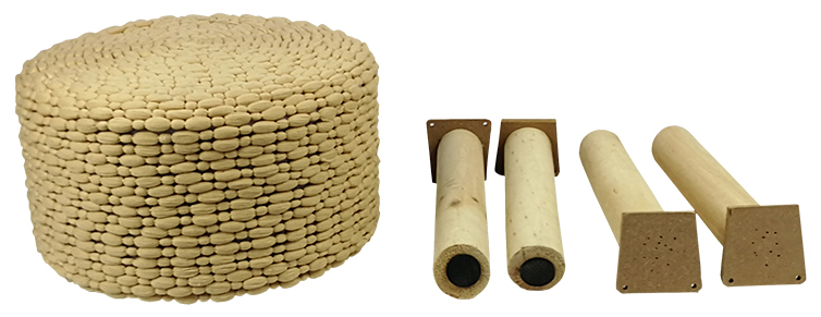 head storage stool Long footed removable high storage stool with feet and detachable stool chair