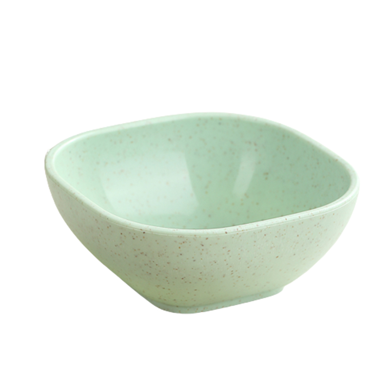 Vert - Petit bol carré de 9 cm, lot de 4