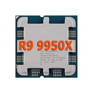 For AMD R9 9950X Ryzen 9 9950X New <strong>Processor</strong> 5.7GHz 16-Core 32-Thread 80MB Game <strong>Cache</strong> 4NM TDP 170W Socket AM5 Gaming CPU Zen 5 - Product Image 1