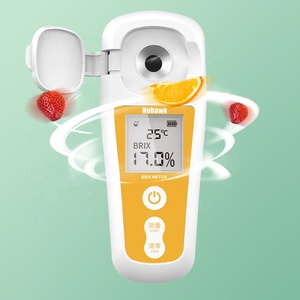 Brix quy mô nội dung Brix thử nghiệm khúc xạ kỹ thuật số cầm tay kỹ thuật số Đường <span class=keywords><strong>Meter</strong></span> chính xác các biện pháp 0-55% - Product Image 1