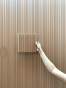 Design moderno WPC 3D pannello a parete prezzo di fabbrica decorazione per interni legno composito rivestimento parete di plastica ignifugo antistatico - Product Image 5