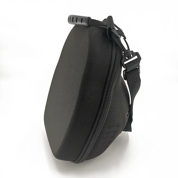 Siyah su geçirmez sert kılıf deri ekran eva fermuar depolama fedora özel kutu beyzbol çantası seyahat kap kovboy şapkası taşıma çantası