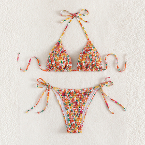 Custom Set Open Back <strong>G</strong>-<strong>String</strong> Swimwear <strong>String</strong> Beachwear Young Hot Girls Bikinis Two Piece Set,custom Bikini Set for Sale - Product Image 1
