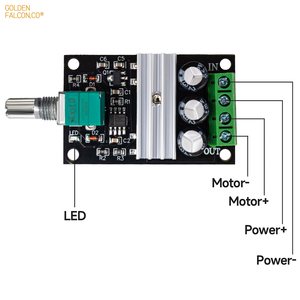 PWM DC Motor Drehzahl regler 6 V12V24V28V 3A Drehzahl regler Modul 1203B Motor drehzahl regler Schalter - Product Image 4