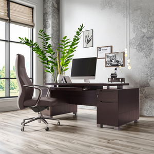 Scrivania da tavolo da ufficio in legno, - Product Image 3