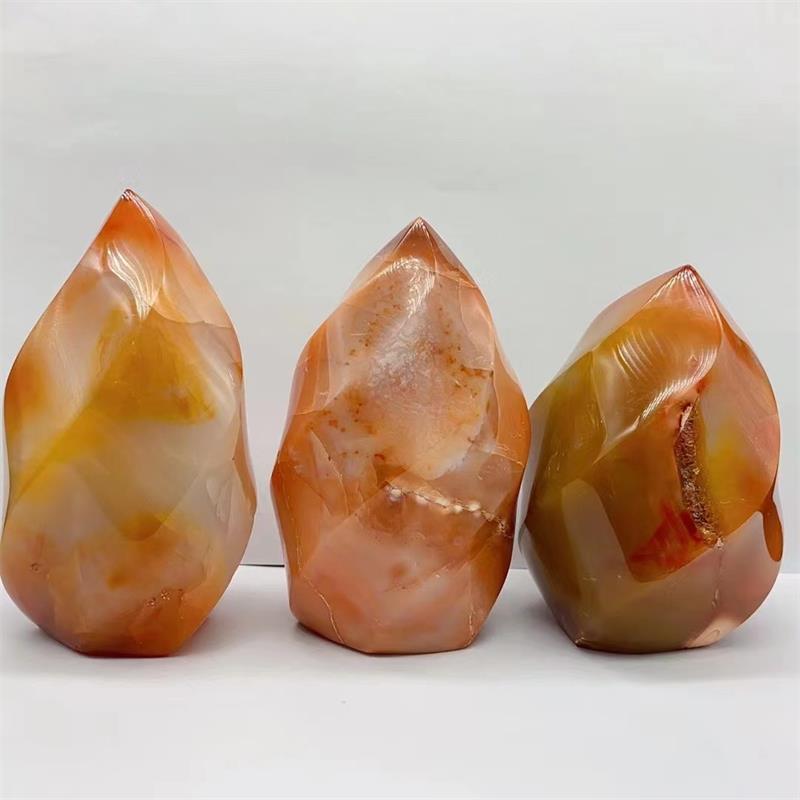 Toptan doğal yüksek kaliteli carnelian alev kırmızı akik kristal ücretsiz formu hediyeler süslemeleri için güzel akik - Product Image 4