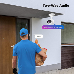 2024 A4 nuevo 1080P Wifi bebé cámara de monitoreo visión nocturna detección de movimiento alarma intercomunicador sistema de cámara para el hogar dormitorio bebé - Product Image 5