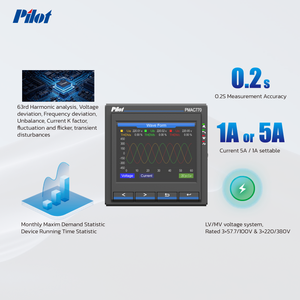 Güç ölçer uygulamaları için RMS ile Pilot PMAC770E-V3 DR çok fonksiyonlu üç fazlı güç kalitesi analizörü - Product Image 5