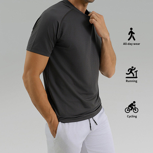 Homens personalizados de alta qualidade pesado Fitness Gym T-Shirts Streetwear em branco Tutoriais e fatos