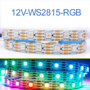WS2815 Addressable Digital Pixel Dream Color SPI Rgb Led Strip <strong>Light</strong> DC12V 12mm 144LEDs/meter Rgbic Breakpoint Resumption