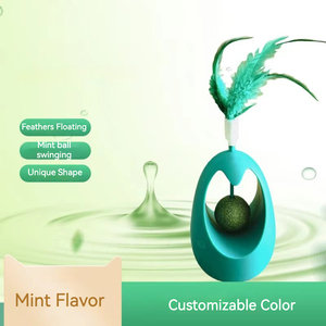 Hot Selling Eco-friendly PP Material <strong>Catnip</strong> Toys With <strong>Catnip</strong> Ball Non-tipping Design
