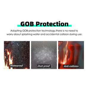 P2.5 có thể gập lại 3 lần LED-anzeige Poster truy cập phía trước GoB bảo vệ HD ruedas galvanizadas ba lần trong nhà LED hiển thị áp phích - Product Image 2