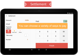 Android restaurant pos software pos system с программным обеспечением - Product Image 3