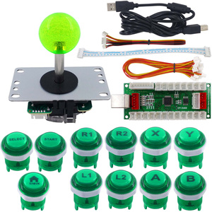 SJ @ JX аркадная игра DIY Kit Нулевая задержка PS USB энкодер механический переключатель клавиатуры ПК андроид аркадный джойстик контроллер - Product Image 5