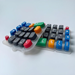 Teclado personalizado P + R Teclado de silicona conductora con plástico - Product Image 4