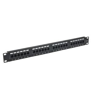 クローネ & 110デュアルIDC Cat5e 19 ''UTP 24ポートパッチパネルネットワーク用クローネ & 110デュアルIDC Cat5e Cat6 Cat6a - Product Image 1