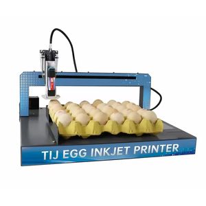 Hochwertiger intelligenter automatischer HD-Tinten strahl drucker Voll automatische Eier codier maschine für die Codierung des Logo-Verfalls datums - Product Image 2