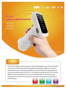 アレイ分光光度計ST2222 E * ab 0.018以内、正確な色分析のために0.18以内のプラットフォーム間の違い - Product Image 2