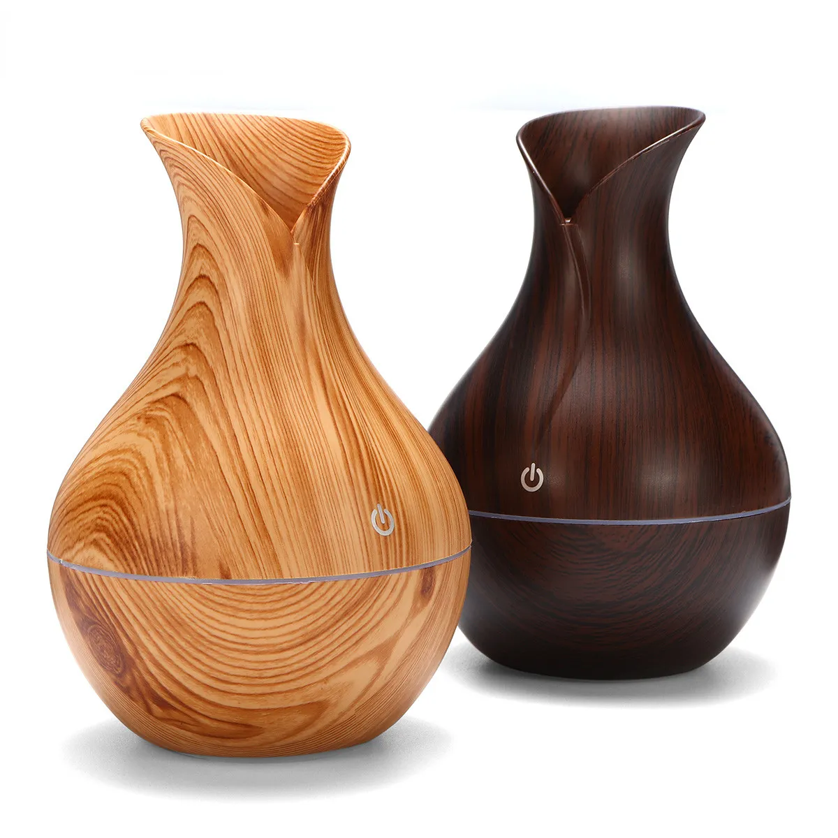 2024 wood grain humidifier Ultrasonic Cool Mist Air Humidifier aromatherapy diffusers essential oil USB Mini Humidifier for home