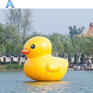 促销充气大黄鸭造型造型水上儿童比赛活动节日派对