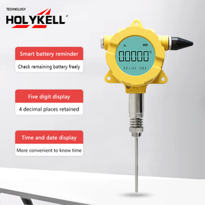 Pantalla LCD alimentada por batería ATEX aprobado 4G LORA sensor de temperatura inalámbrico inteligente