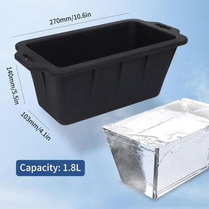 Molde de bloque de hielo de silicona reutilizable personalizado, bandeja de cubitos de hielo grande de fácil liberación para acampar al aire libre, herramienta para hacer helados - Product Image 6