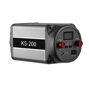 Estudio de luz fotográfica LED COB portátil de 200W para transmisión en vivo al aire libre Iluminación de audio y video profesional para grabación de video - Product Image 2