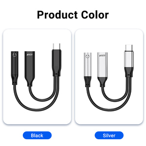 带PD 60w快速充电电缆的定制USB C型至辅助适配器 - Product Image 6
