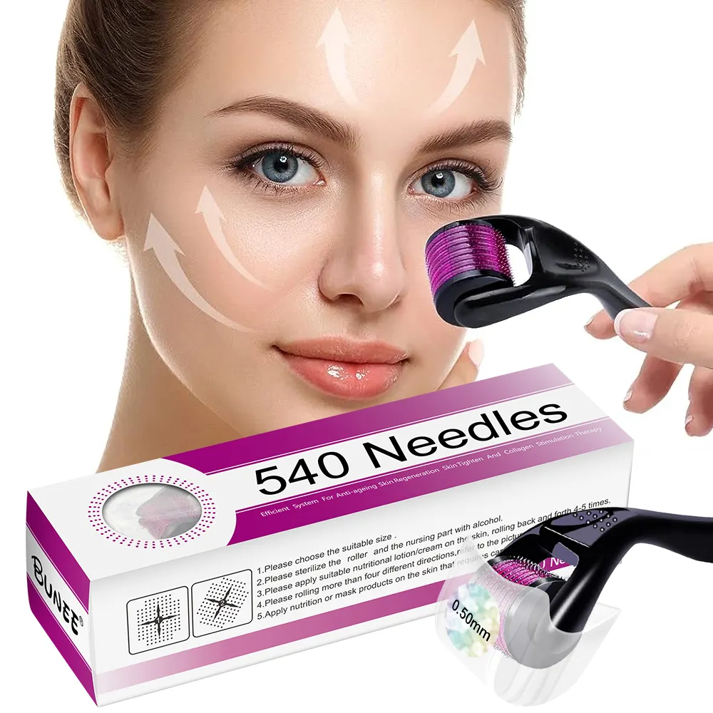 Nieuw Binnen 540 Micronaald Darma Naald 0.2-3.0Mm Anti Rimpel Gezichtsverzorging Huidverzorging Serum Face Beauty Derma Massage Roller