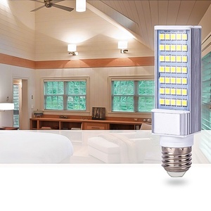 หลอดไฟ LED ทรงข้าวโพดหรี่แสงได้พร้อมไดรเวอร์ IC ไม่กะพริบ E27 G24ไฟถนนปลั๊กแบบตั้งแนวนอน - Product Image 3