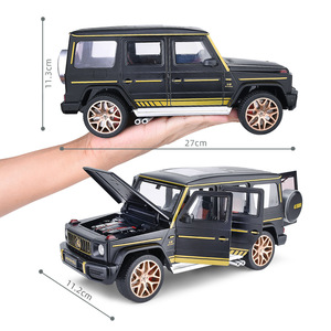 รถของเล่นโลหะสีดำ Mamba 1:18 M ercedes G63A มก. ไฟ LED แบบดึงกลับด้านได้โมเดลรถหล่อขึ้นรูปโลหะ - Product Image 4