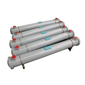 管式双管换热器价格高性价比碳钢提供60换热器船用发动机100% 红色库珀