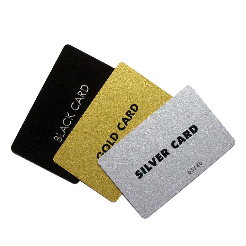 定制印刷金礼品卡聚氯乙烯塑料名片和礼品卡 - Product Image 2