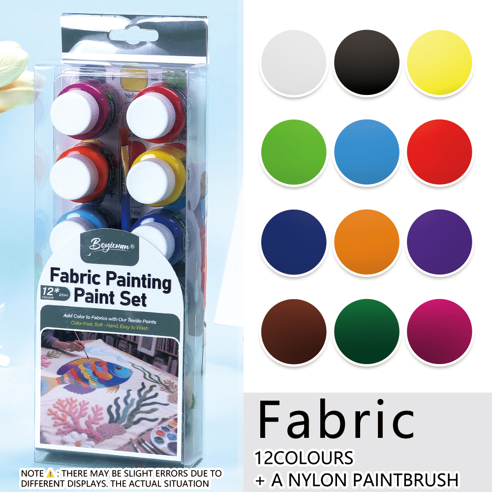 Conjunto de pintura de tela