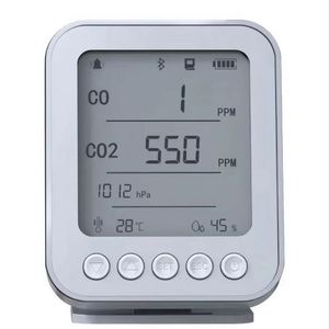 Analizador de gases de combustión industrial en línea con sistema de monitoreo continuo de CO2 CO VOC Tipo de sensor NDIR Medidor de flujo de gases de combustión múltiple - Product Image 1