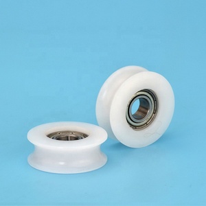 פום 7mm U חריץ slient הזזה דלת וחלון מדריך גלגלת גלגלית גלגל 6*22*8mm עם דיוק גבוה