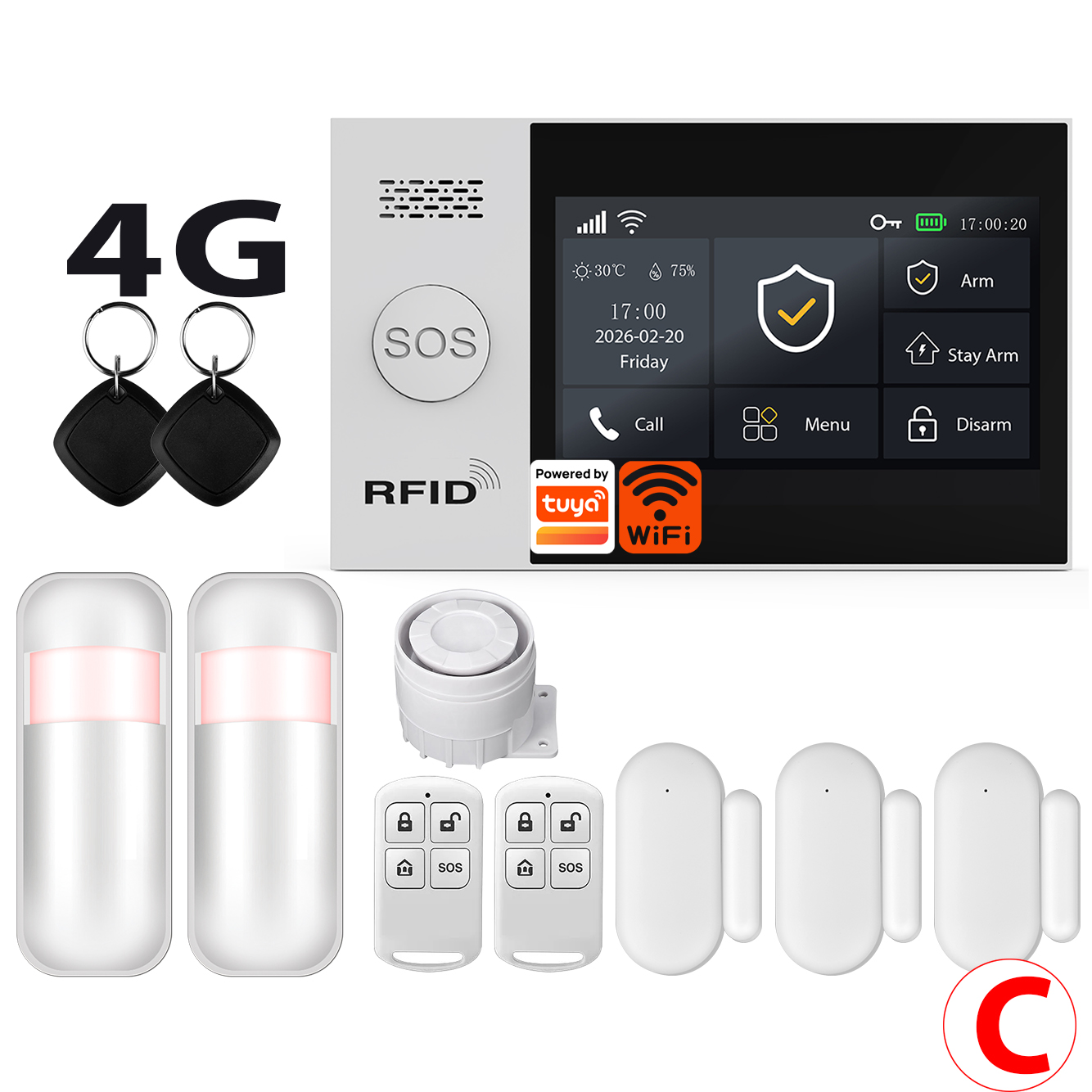 White 4G-107-Set C