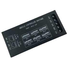 H807DMX 12V DMX512 Consola WS2811 TM1812 P943 P943S P9411 P9412 P9883 TM1804 TM1809 UCS1903 UCS1909 Controlador