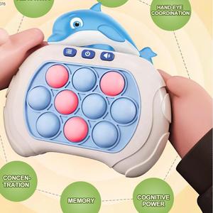 Push Button oyunu elektronik kabarcık oyun konsolu hızlı itme plastik oyun konsolları oyuncak - Product Image 2