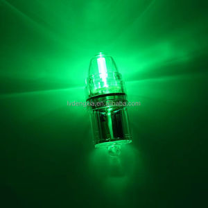 ไฟ LED สำหรับตกปลาไฟ LED ทรงลูกลอยทรงกระดองเต่าสีเขียวเรืองแสงไฟตกปลาใต้น้ำทรงหยดน้ำ - Product Image 5