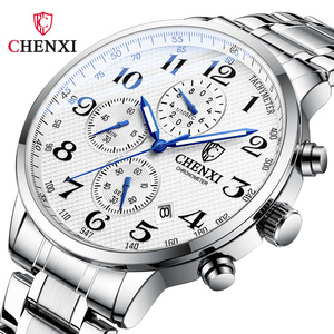 CX-947 nuovo orologio Multi funzionale da uomo in acciaio solido classico orologio al quarzo sportivo di moda creativo - Product Image 1