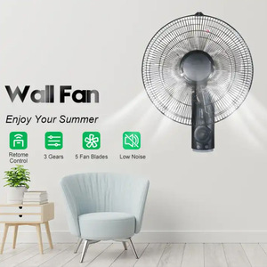 16/18 Polegada Ventilador De Parede Elétrica Digital Grande Vento De Plástico Doméstico Ventilador De Teto-Montado US Uso Ao Ar Livre Dormitório Escritório