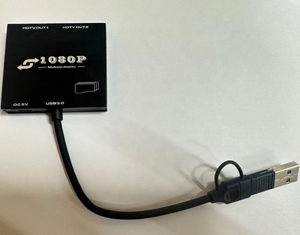 Support MST Standard USB3.0+<strong>USB</strong>-C to <strong>HDMI</strong>+<strong>HDMI</strong> 1080P Multi Display Converter - Product Image 1