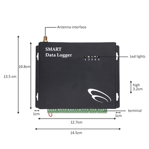 Terminal remoto inalámbrico, entrada analógica, centro de datos modbus, receptor de datos Gsm, Registrador de humedad y temperatura