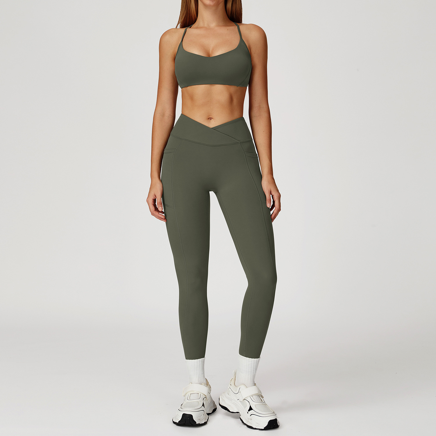 2043 Bra & 2030 Pants - Cedar Green