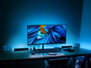 RGB สมาร์ททีวีไลท์บาร์,มี18โหมดการแสดงดนตรีมีไฟ Led ล้อมรอบสำหรับการตกแต่งห้องพีซีทีวีเพื่อความบันเทิง - Product Image 6