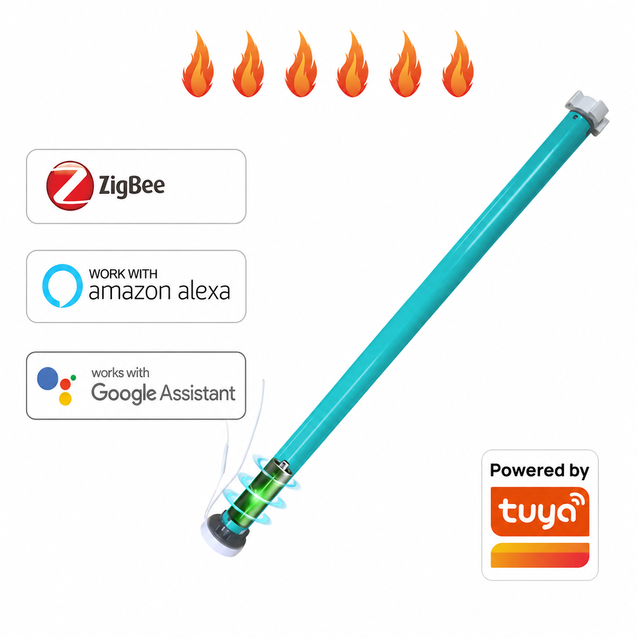 Moteur à batterie ZigBee