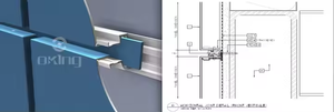 Алюминиевая панель для облицовки стен, крепежный кронштейн - Product Image 6