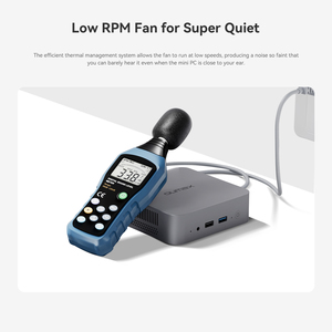 2025 NEWEST OUMax N95 N100 J4125 Mini PC Intel Alder Lake 4C/4T Pocket <strong>Computer</strong> HD RJ45 DDR4 PCIe Gaming Mini Pc - Product Image 5
